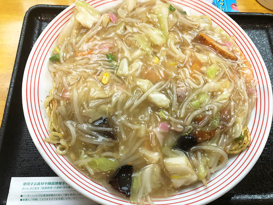 「焼き太めん皿うどん」が来ました！