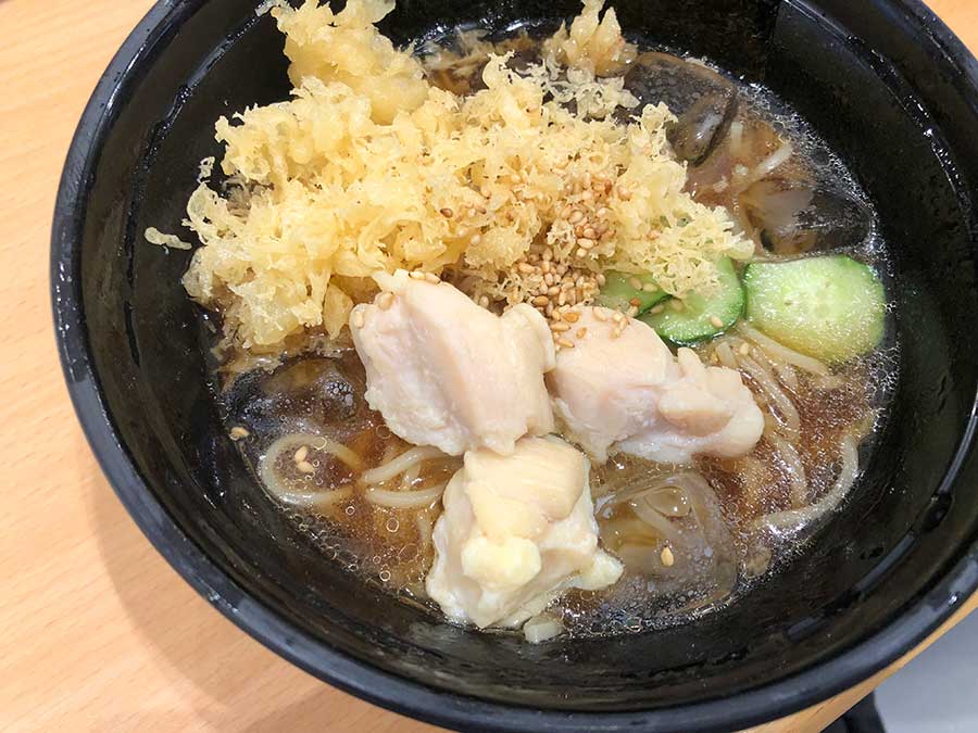 「冷し醤油らーめん」着丼！！