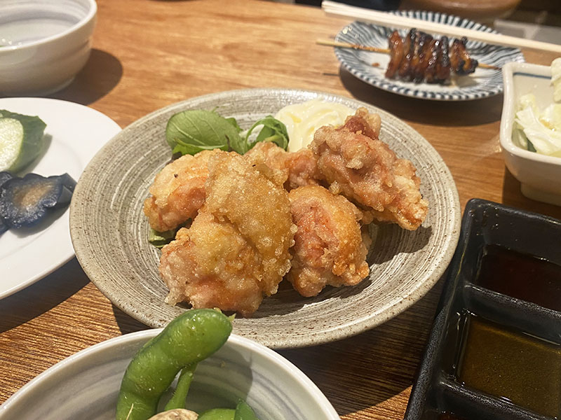 サクサク唐揚げは定番!