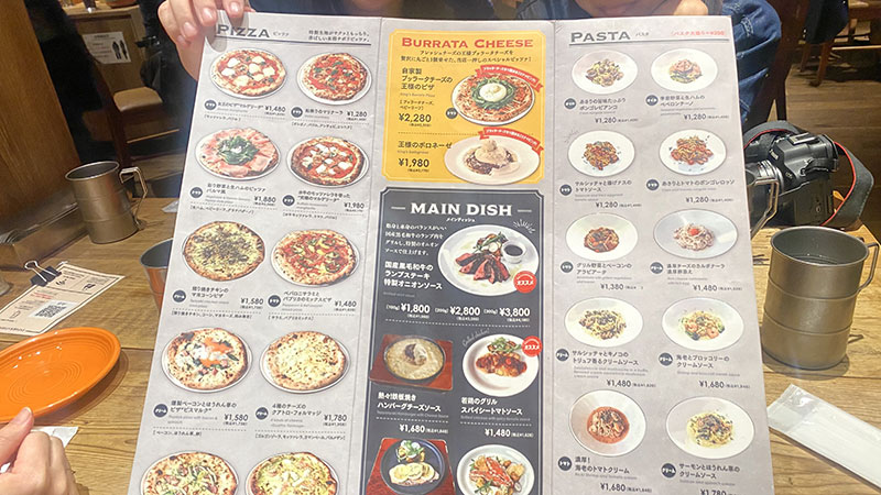 アラカルトも充実！どれも目移りするラインナップ